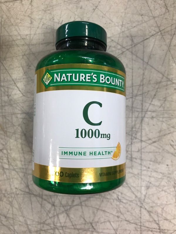 Photo 2 of Nature's Bounty Vitamin C Caplets, 1000 mg Supplement, 300 Count Unflavored