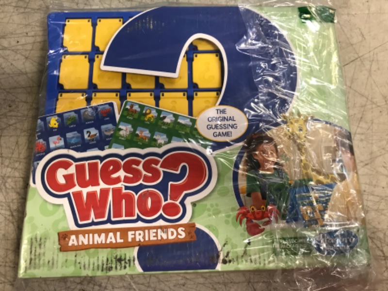 Photo 2 of Guess Who? Animal Friends Game, Includes 2 Double-Sided Animal Sheets, 2-Player Board Games for Kids, Ages 6+ (Amazon Exclusive)