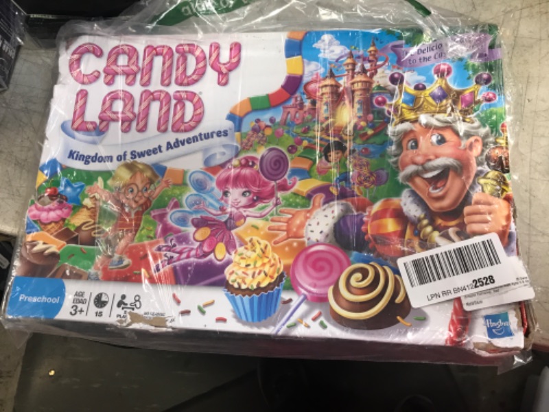 Photo 2 of Hasbro Gaming Candy Land Kingdom Of Sweet Adventures Board Game For Kids Ages 3 & Up (Amazon Exclusive), Red