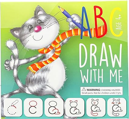 Photo 1 of Drawing with Alphabet Learning Letters Tracing ABC Handwriting Toys Set Educational Game Birthday Gift for Preschool Activities Girl Boy 3-6 Years Old Kids
