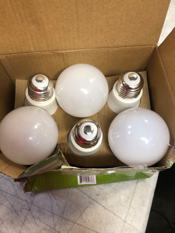 Photo 2 of Bioluz LED 60 Watt LED Light Bulbs 2700K Warm White 9 Watts = 60W Non-Dimmable A19 LED Light Bulbs 6 Pack 2700k Warm White 6 Count (Pack of 1)