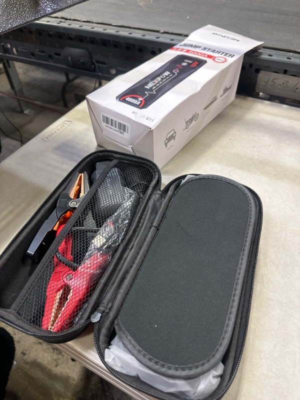 Photo 2 of [Upgrade QDSP TECH] NEXPOW Car Jump Starter, 4000A Peak Q11 Battery Starter for Up to All Gas and 10.0L Diesel Engines, 12V Auto Battery Booster, Lithium Jump Box with Built-in LED Light