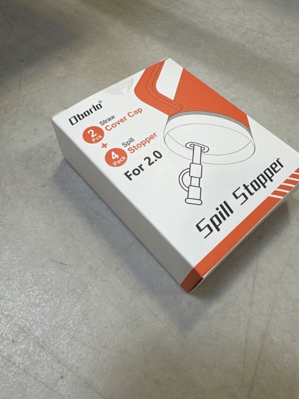 Photo 2 of 4 Pack Upgraded Silicone Spill Stopper for Stanley Cup 2.0 40oz/30oz, Essential Leak-Proof Stan-ley Cup Accessories, Including 2 Straw Cover Cap, 4 Square Spill Stopper and 4 Round Leak Stopper for Stanley 2.0******Factory Sealed

