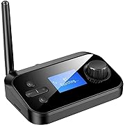 Photo 1 of Yalauk Bluetooth 5.0 Long Range Bluetooth Audio Transmitter Receiver, Bluetooth Audio Adapter for Home Hi-Fi,Car Audio,TV,PC (TX&RX)…