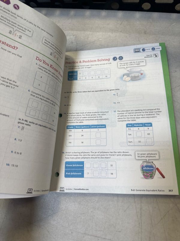 Photo 2 of ENVISION MATH 2.0 STUDENT EDITION GRADE 6 VOLUME 2 COPYRIGHT 2017