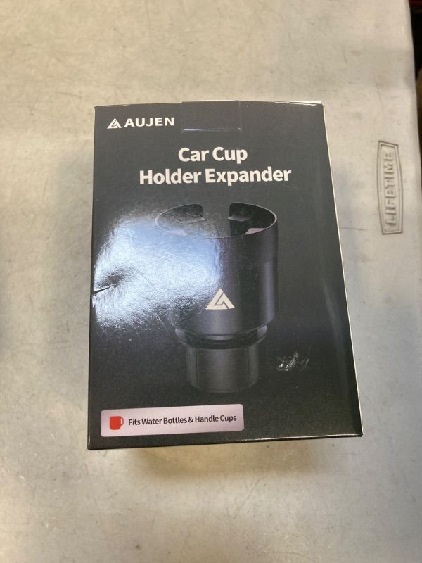 Photo 2 of AUJEN Cup Holder Expander for Car - Car Cup Holder Expander with an Adjustable Base, All Purpose Car Cup Holder for Bottles and Cups with a Diameter of 2.8"-3.8" & Handle Width?1.02" Black