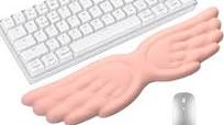 Photo 1 of Keyboard Wrist Rest Support for Computer and Mouse,Soft Memory Foam Set Gel Palm Rest Pad for Easy Typing