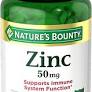 Photo 1 of Nature's Bounty Zinc 50mg, Immune Support & Antioxidant Supplement, Promotes Skin Health exp- 05/2026