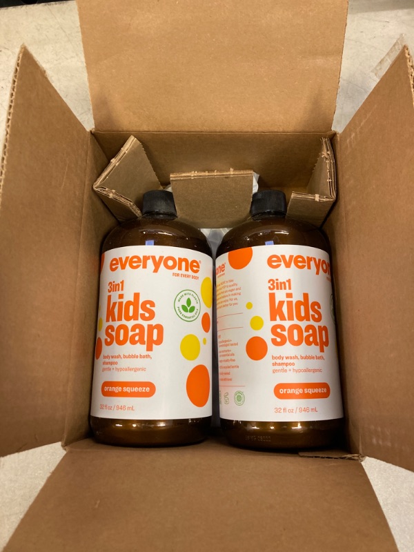 Photo 2 of EO Products Everyone Soap For Every Kids, Orange Squeeze - 32 oz