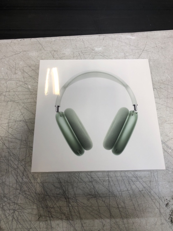 Photo 1 of Apple AirPods Max Wireless Over-Ear Headphones. Active Noise Cancelling, Transparency Mode, Spatial Audio, Digital Crown for Volume Control. Bluetooth Headphones for iPhone - Green (factory sealed)