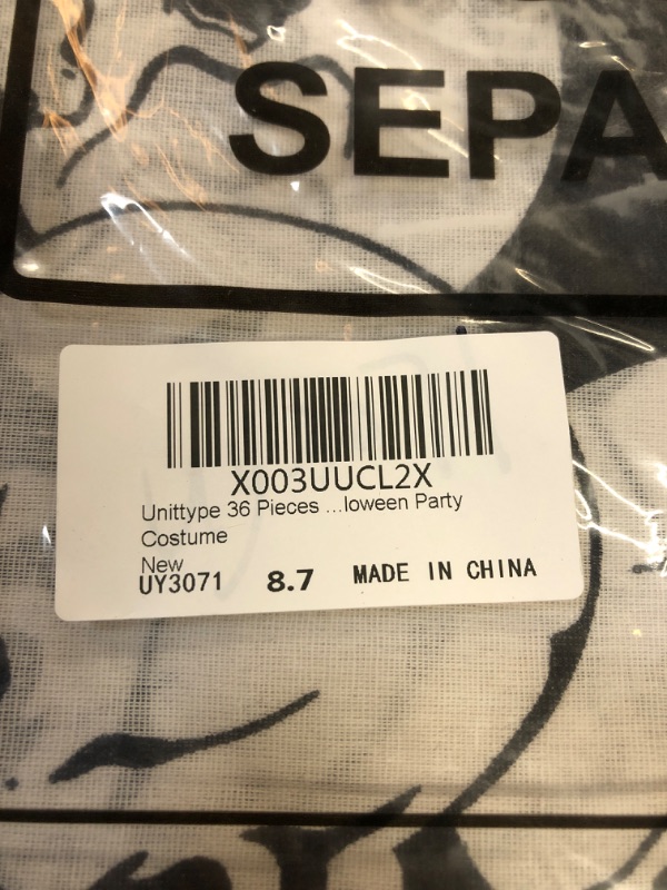 Photo 1 of 36PCS SKULL HALLOWEEN BANDANAS