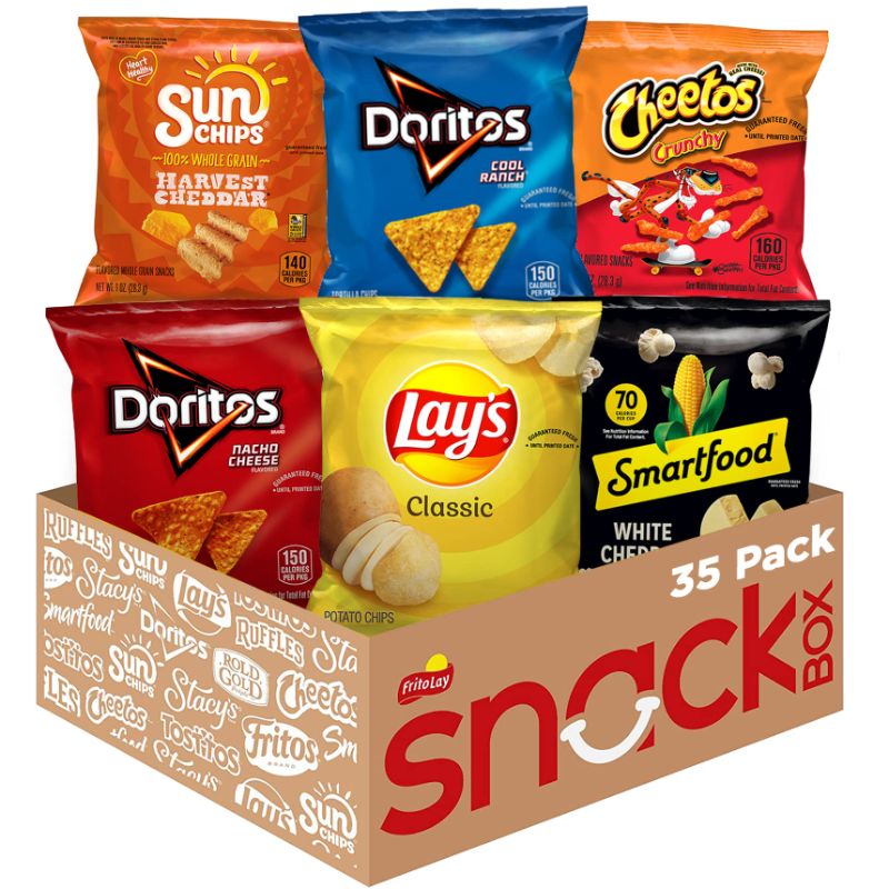 Photo 1 of Frito-Lay Snacks Variety Classic Mix, 35 Pcs-------exp date 08/29/2023