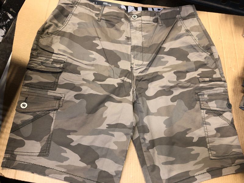 Photo 2 of 38--Iron Co Men's Canteen Camo Cargo Shorts Size 38  
