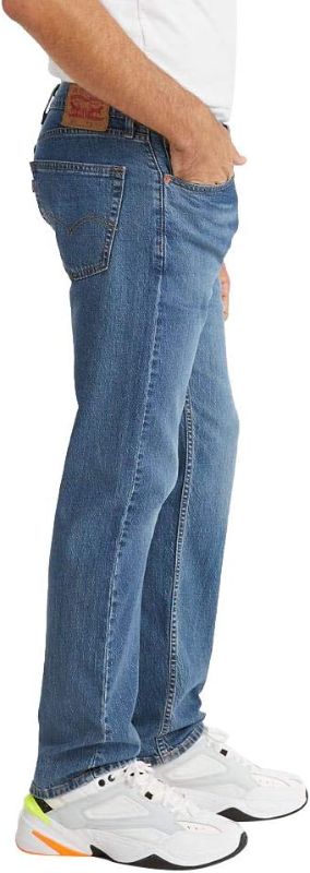 Photo 2 of  Levi's Men's 505 Regular Stretch Straight Leg Extra Room in Thigh Fit Jeans 36Wx34L