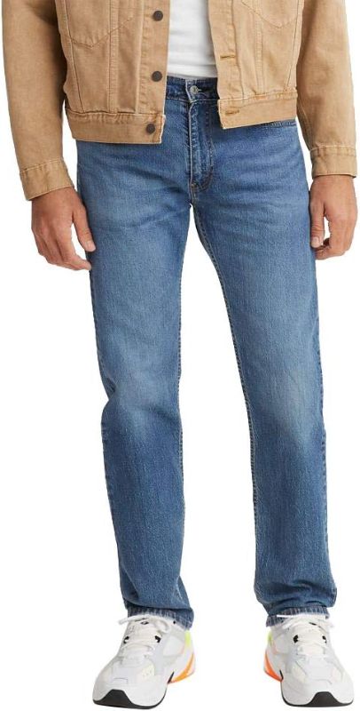 Photo 1 of  Levi's Men's 505 Regular Stretch Straight Leg Extra Room in Thigh Fit Jeans 36Wx34L