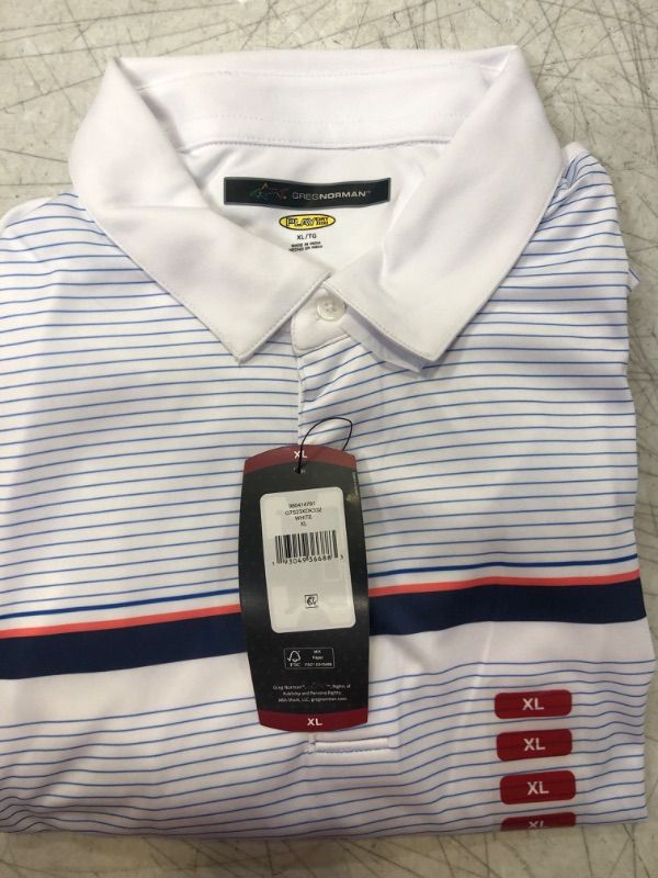 Photo 2 of Greg Norman Men's Performance Golf Polo X-Large Dubarry