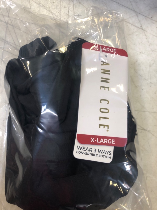 Photo 2 of Anne Cole Limited Edition Ladies Convertible High Waist Shirred Swim Bottom (Black XL)