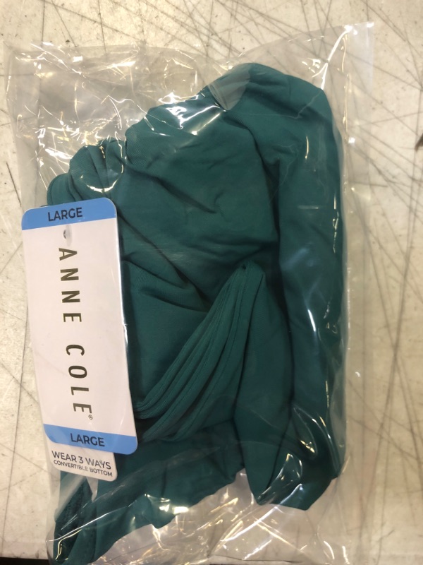 Photo 2 of Anne Cole Limited Edition Ladies Convertible High Waist Shirred Swim Bottom (Ocean Green XXL)