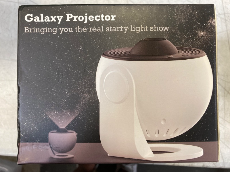 Photo 2 of Galaxy Projector, 12 in 1 Planetarium Star Projector Realistic Starry Sky Night Light with Solar System Constellation Moon for Kids Adults Bedroom Ceiling Home Theater Living Room Decor White