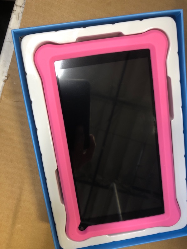 Photo 3 of Kids Tablet 7 inch Android 11 Tablet for Kids(Ages 3-12), 3GB RAM 32GB ROM 128GB Expand,Google Certificated, Kids Software Pre-Installed, Bluetooth, WiFi, Dual Camera,with Shockproof Case-Pink…