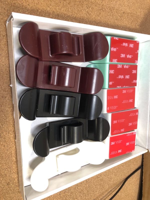 Photo 2 of 10 PCS Cord Organizer for Kitchen Appliances, 2022 New Upgraded Cord Organizer Cord Winder Cord Wrapper Cord Keeper Cord Holder Stick on Coffee Maker, Air Fryer, Pressure Cooker, Mixer, Toaster 2*Black 2*White 2*Grey 2*Red 2*Green 10 PCS