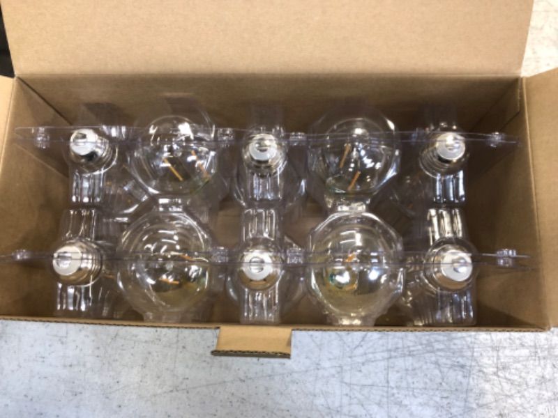 Photo 2 of MASTERY MART Edison Bulbs 60 Watt LED- CRI 95+ Soft White 2700K, E26 LED Bulb, ST58 5.5W Decorative Light Bulbs Non-dimmable, UL Certified [Soft White?10 Pack]

