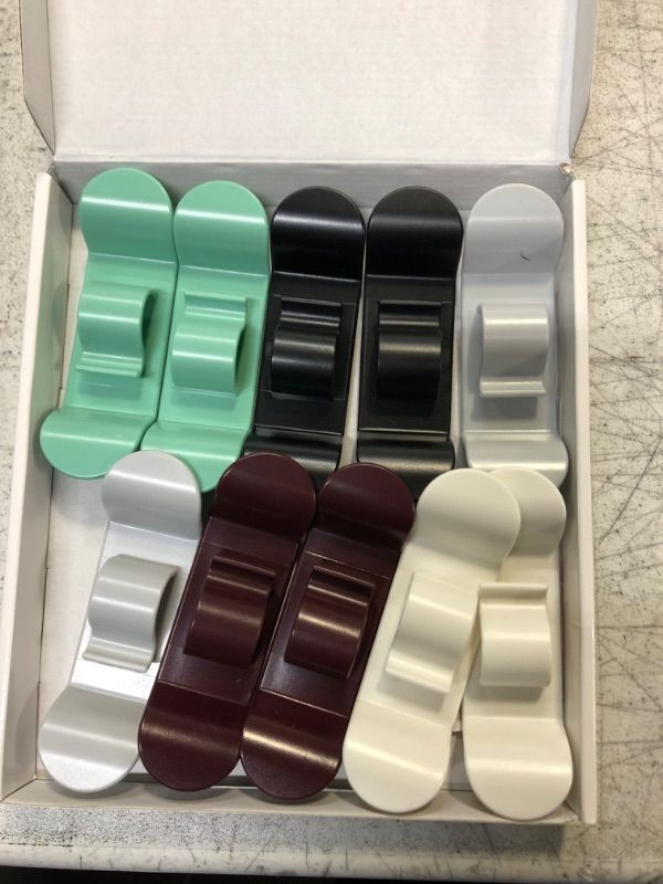 Photo 2 of 10 PCS Cord Organizer for Kitchen Appliances, 2022 New Upgraded Cord Organizer Cord Winder Cord Wrapper Cord Keeper Cord Holder Stick on Coffee Maker, Air Fryer, Pressure Cooker, Mixer, Toaster 2*Black 2*White 2*Grey 2*Red 2*Green 10 PCS
