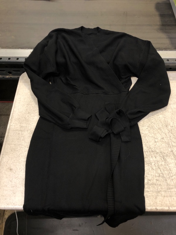 Photo 1 of BLACK SWEATER DRESS LARGE