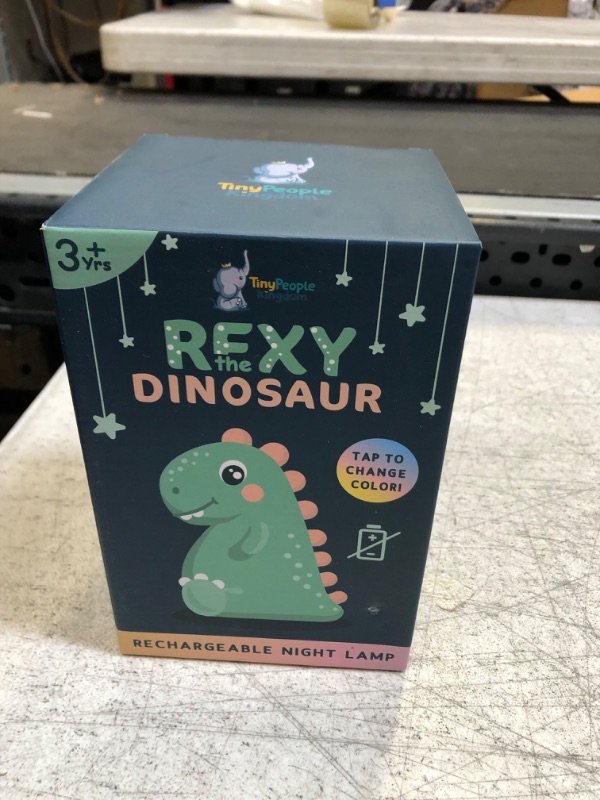 Photo 3 of REXY Dinosaur Night Light for Boys & Girls - Dinosaur Room Decor for Boys Night Light Baby Night Light Kids Toddler Boy Toys Dinosaur Toys for Kids 3 5 - Kids Room Decor (Usb rechargable)
