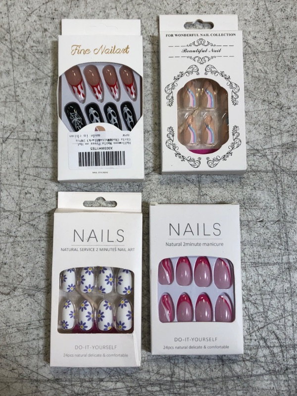 Photo 1 of 4 PACK PRESS ON NAILS KIT