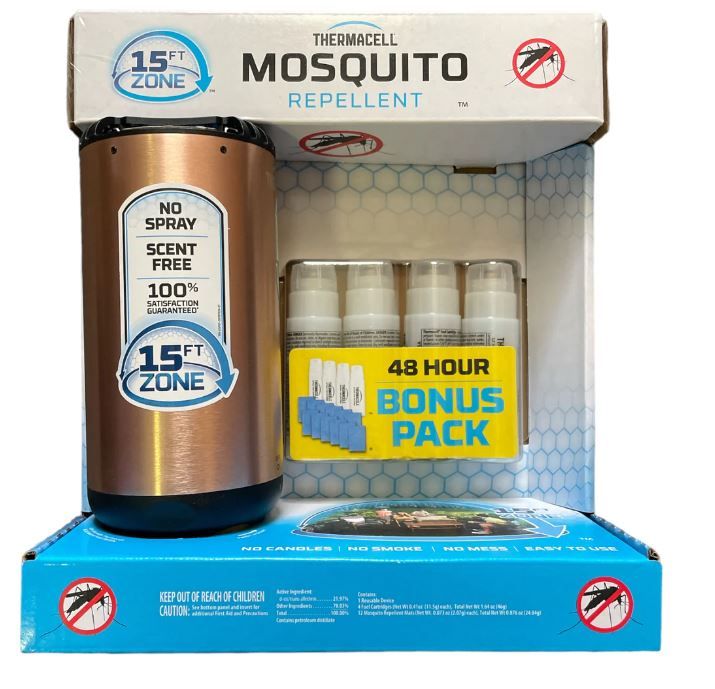 Photo 1 of 2x Thermacell Patio Shield Mosquito Repeller Mosquito Repellent, Copper
