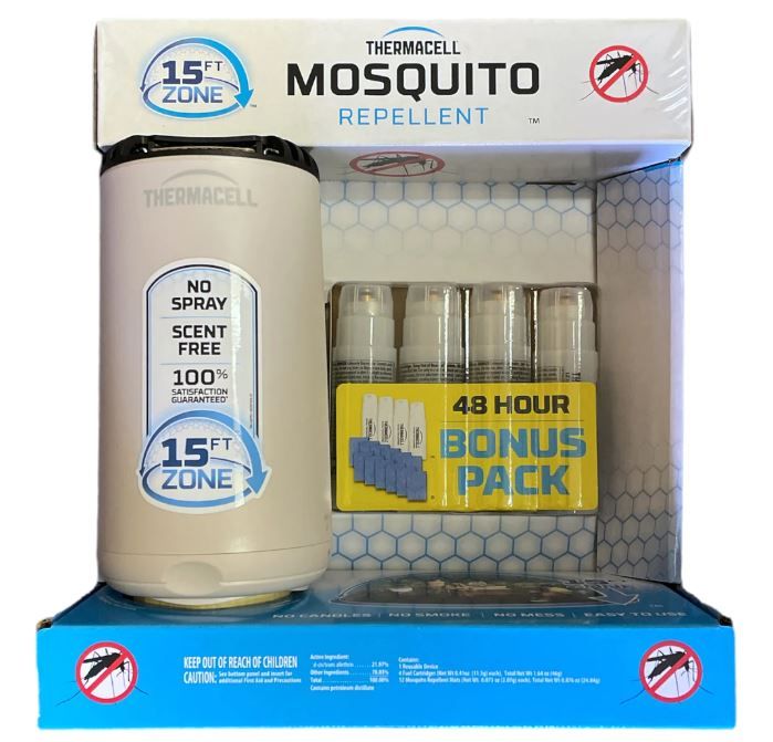 Photo 1 of 2x Thermacell Patio Shield Mosquito Repeller Mosquito Repellent, White
