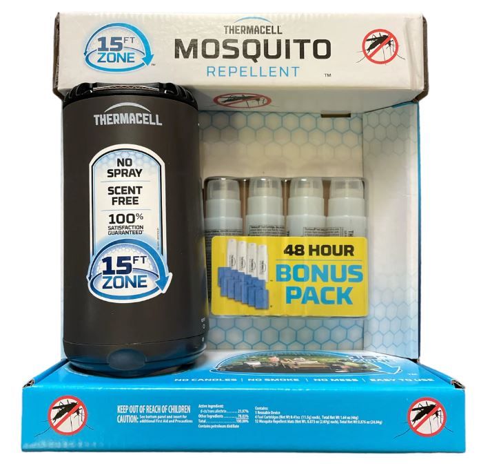 Photo 1 of 2x Thermacell Patio Shield Mosquito Repeller Mosquito Repellent, Grey