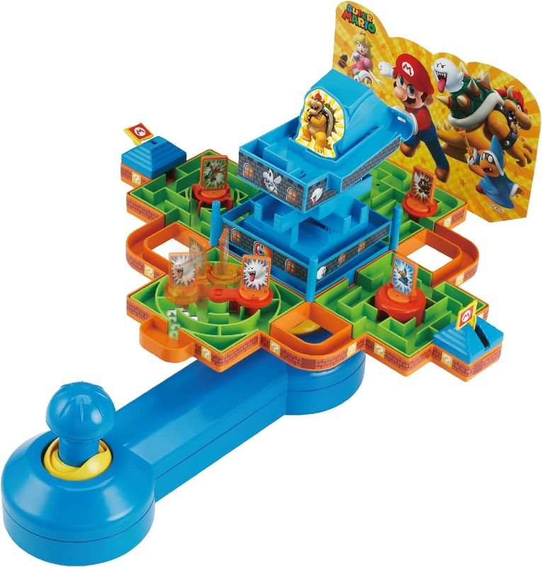 Photo 1 of EPOCH Super Mario Maze Game Deluxe from, Single Player Tabletop Action Game for Ages 4+, Multi
