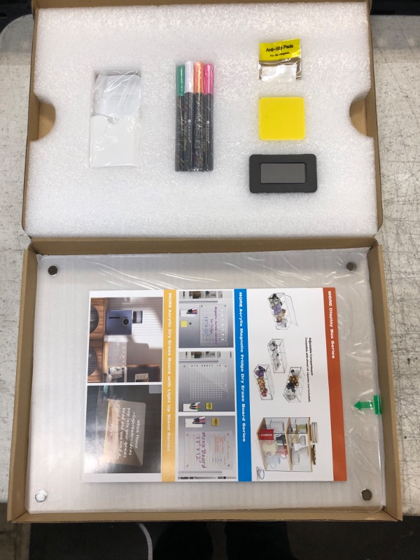 Photo 1 of Magnetic Acrylic Fridge Dry Erase Board 17x12"