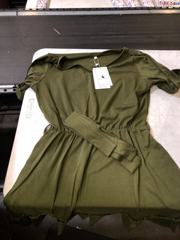 Photo 1 of WOMENS SUMMER DRESS ARMY GREEN SMALL