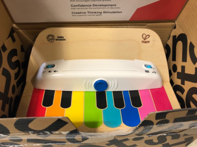 Photo 2 of Baby Einstein and Hape Magic Touch Piano Wooden Musical Toddler Toy, Age 6 Months and Up