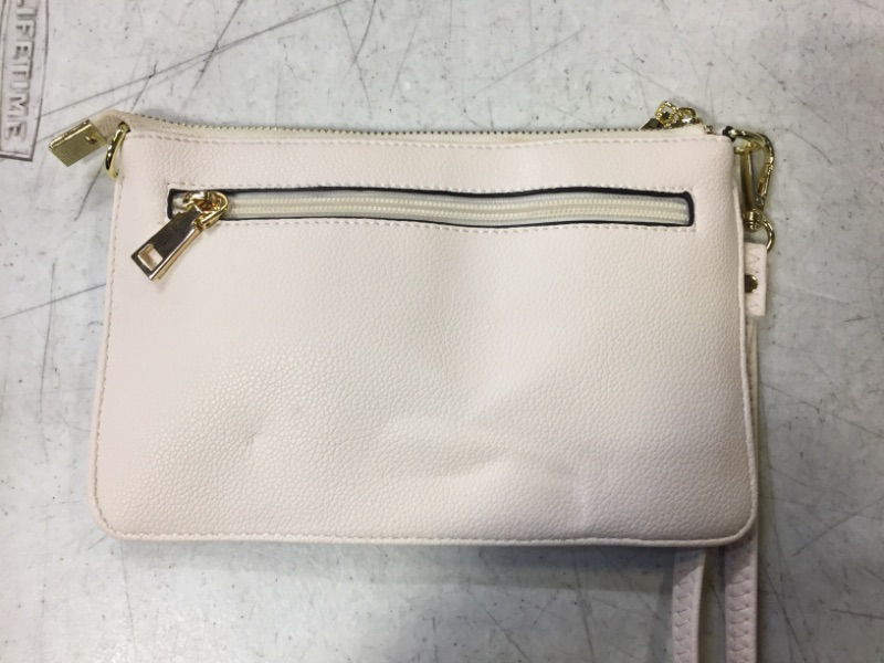 Photo 1 of SENDEFN Women's Wallet Large Capacity RFID Blocking Leather Wallets Credit Cards Organizer with Checkbook Holder Beige