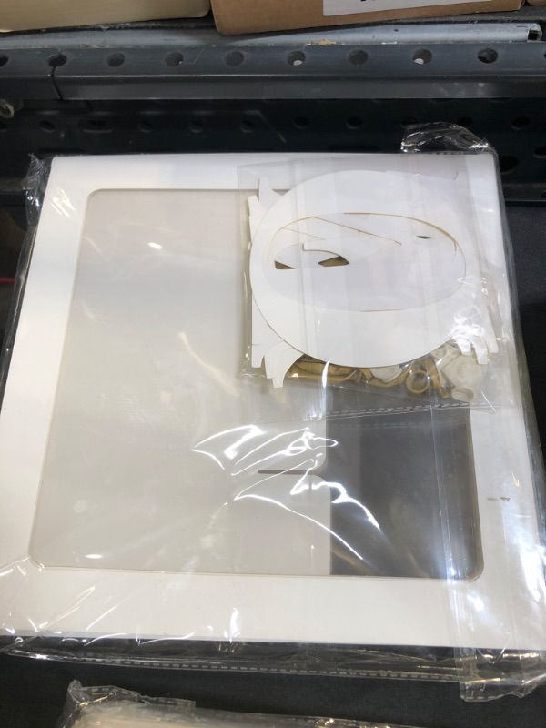Photo 1 of Mint+Elm Gender Neutral Baby Shower Decorations, Clear Boxes with Gold Party Dec