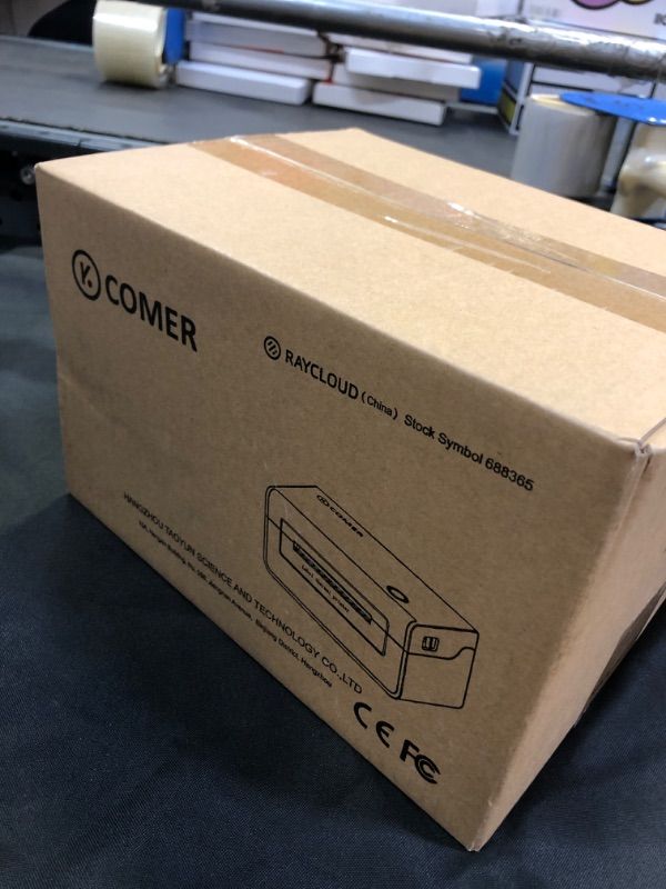 Photo 2 of K Comer Shipping Label Printer 150mm/s High-Speed 4x6 Direct Thermal Label Printing for Shipment Package 1-Click Setup on Windows/Mac,Label Maker Compatible with Amazon, Ebay, Shopify, FedEx,USPS,Etsy BASIC VERSION