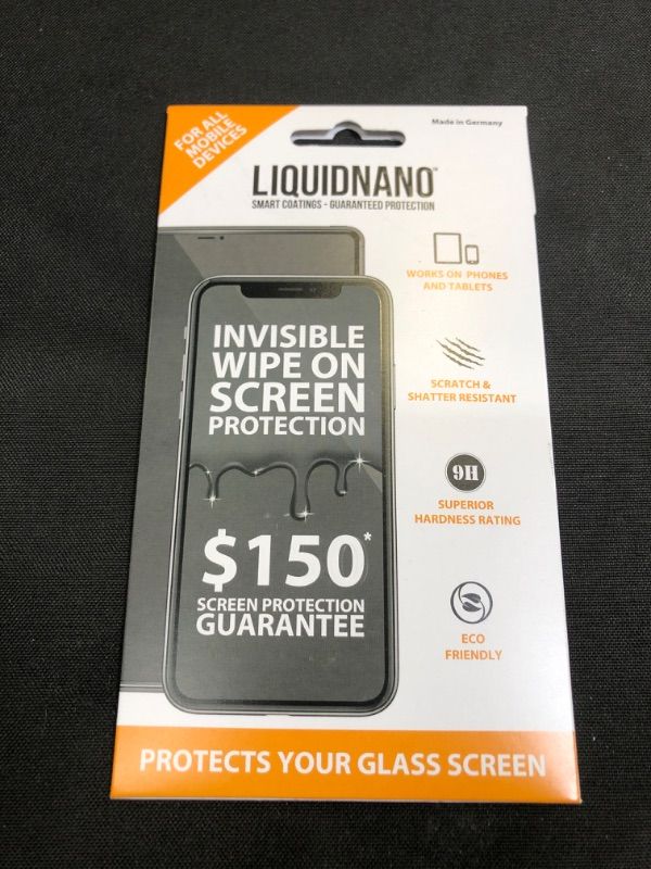 Photo 2 of LiquidNano - Ultimate Screen Protector for Mobile with $150 Performance Guarantee