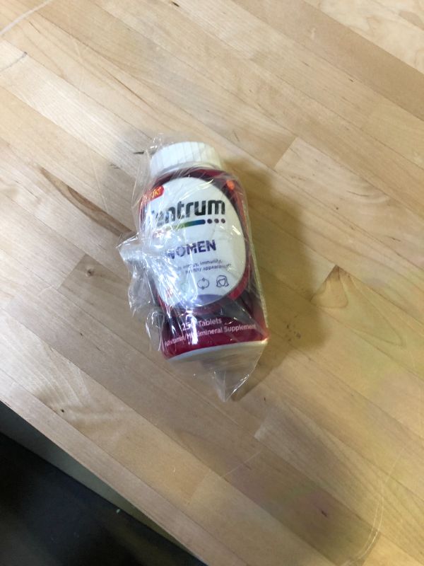 Photo 1 of Centrum Multivitamin for Women, Multivitamin/Multimineral Supplement with Iron, Vitamin D3, B Vitamins and Antioxidant Vitamins C and E, Gluten Free, Non-GMO Ingredients - 250 Count BEST BY NOVEMBER 2023 