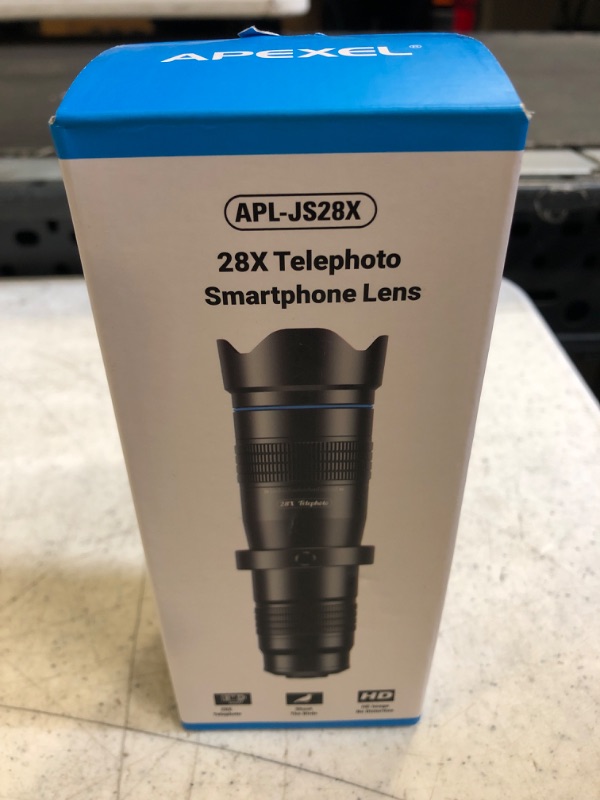 Photo 2 of APEXEL High Power 28x HD Phone Telephoto Lens with Remote Shutter Works with iPhone X/XR Samsung Pixel Android Any Smartphones