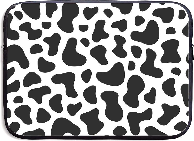 Photo 1 of Laptop Sleeve Case Cow Print Notebook Computer Cover Bag Compatible 13-15 Inch Laptop

