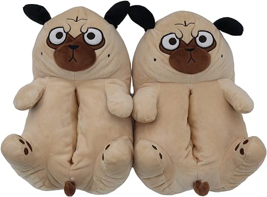 Photo 1 of bleunuit Toddler & Women Teddy Bear Slippers Soft Plush Anti-Slip Slippers Home Indoor Winter Warm Slippers
