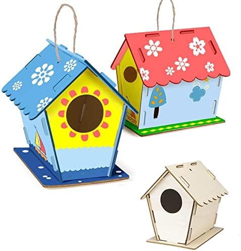 Photo 1 of  Bird House Kit?DIY Bird House Color Wonder Kits for Children and Adults to Build Arts and Crafts Wooden