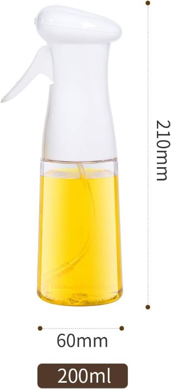 Photo 1 of Aminno Oil Sprayer for Cooking, Food Grade Oil Sprayer Dispenser Mister, BPA-FREE Oil Spray Bottle, Multipurpose Sprayer for Air Fryer, Frying, Salad, Baking, BBQ, 7oz/200ml
