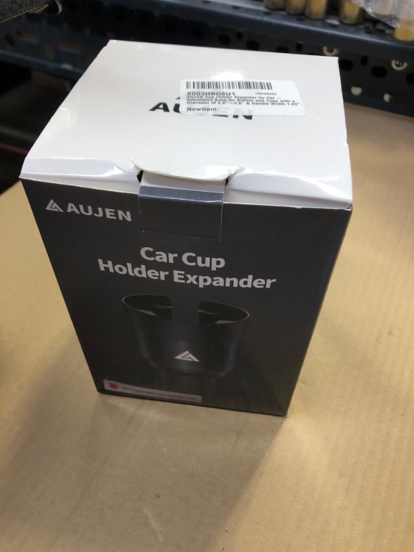 Photo 2 of AUJEN Cup Holder Expander for Car - Car Cup Holder Expander with an Adjustable Base, All Purpose Car Cup Holder for Bottles and Cups with a Diameter of 2.8"-3.8" & Handle Width?1.02" Black