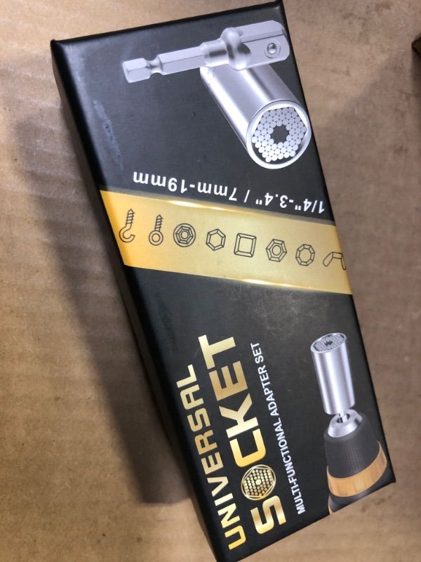 Photo 1 of 
Gifts for Dad from Daughter Son "BEST DAD EVER", Cool Gadgets for Men Dads Gifts for Fathers Day Birthday, Universal Super Socket Set 7mm-19mm for Multiple Adapters
