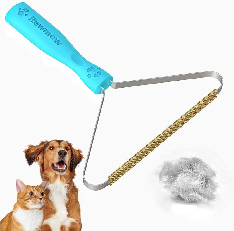 Photo 1 of  Rewmow Pet Hair Remover,Hair Cleaner Pro Pet Hair,Dog Hair Remover Quickly Removes Drop Pet Hair,Reusable Cat Hair Remover is Suitable for Pet Towers, Carpets and Sofas
